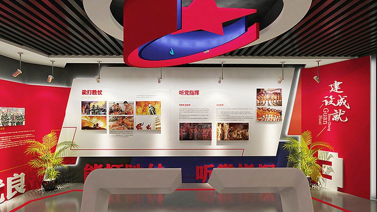 企業(yè)展廳裝修設計效果圖