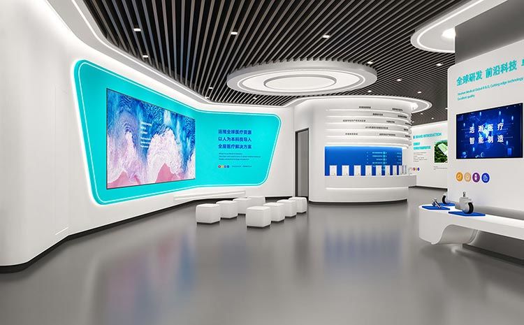 在合肥企業(yè)展廳設(shè)計(jì)上怎么營造空間美感呢？