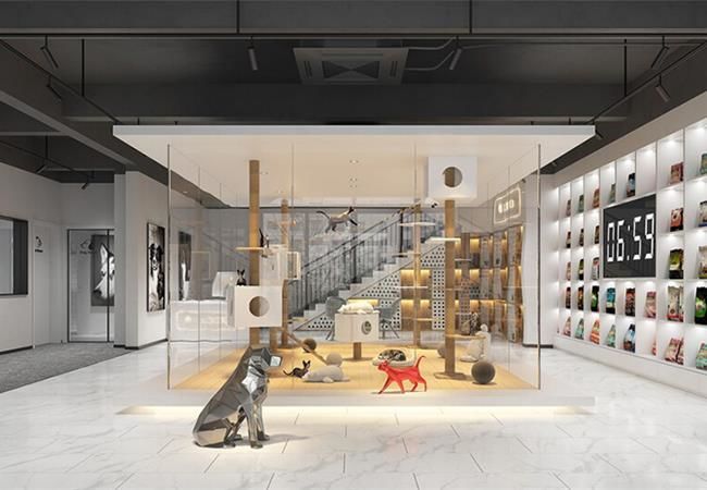 合肥寵物店裝修效果圖，寵物店面設(shè)計(jì)技巧